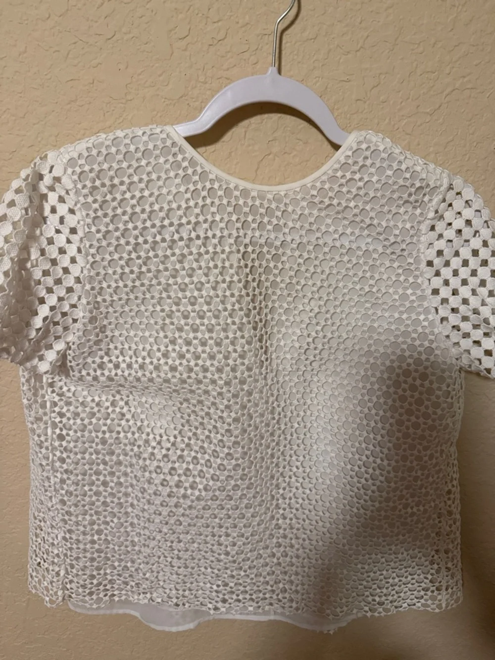 Tory Burch Guipure blouse size 6